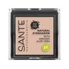 Sante Naturkosmetik Natural Eyeshadow 01 Pearly Opal, Lidschatten Matte Farbnuance, Bio-Extrakte, Vegan, 1, 8g