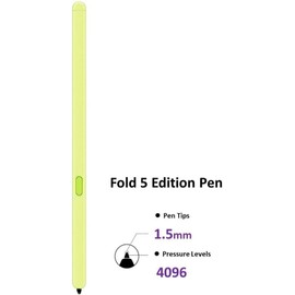 Fold 6/Fold 5 S Pen Fold Edition Compatible Galaxy Z Fold 6/ Fold 5 Phones Only, Slim 1.5mm Pen Tip, 4,096 Pressure Levels, Z Fold6 S Pen Fold Edition (Green)
