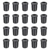 PATIKIL 5mm 発光ダイオードホルダー 40個 プラスチック製ロングLEDホルダークリップ取り付け ブ ラケットソケットキャップ ランプ電球ベゼルマウントパネルLEDディスプレイ用 黒