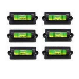 Standard Bubble Levels Use for RV Leveling, Travel Trailer, Camping, Tripod, Phonograph, Turntable - 6 Count