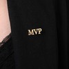 Stainless Steel Letters MVP Pin, MVP Chenille Lapel Pin Button