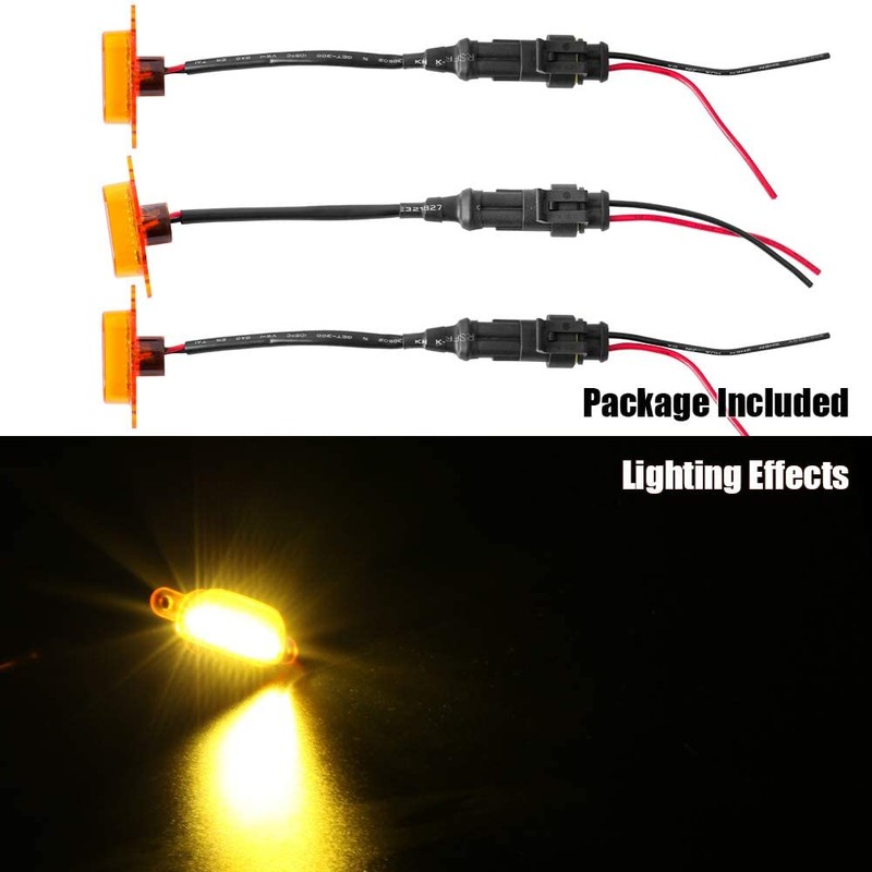 HUSUKU Front Grille Lights Fit for 2004-2019 Ford F150 F250