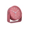 Karlsson Blush Red Regal Numbers Alarm Clock With Light function