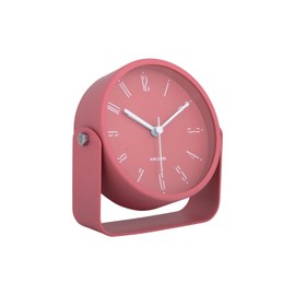 Karlsson Blush Red Regal Numbers Alarm Clock With Light function