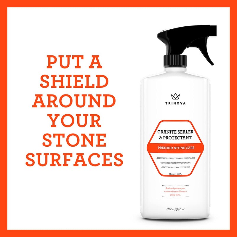 TriNova Granite Sealer & Protector – Best Stone Polish, Protectant