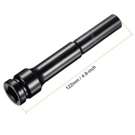 TA-VIGOR Deep Impact Socket, 1/4 Inch Drive by 10mm Deep Impact Socket, Heat-Treated CR-V Steel 10mm Socket, 1/2 Drive 6-Point Socket for Home Car Repair