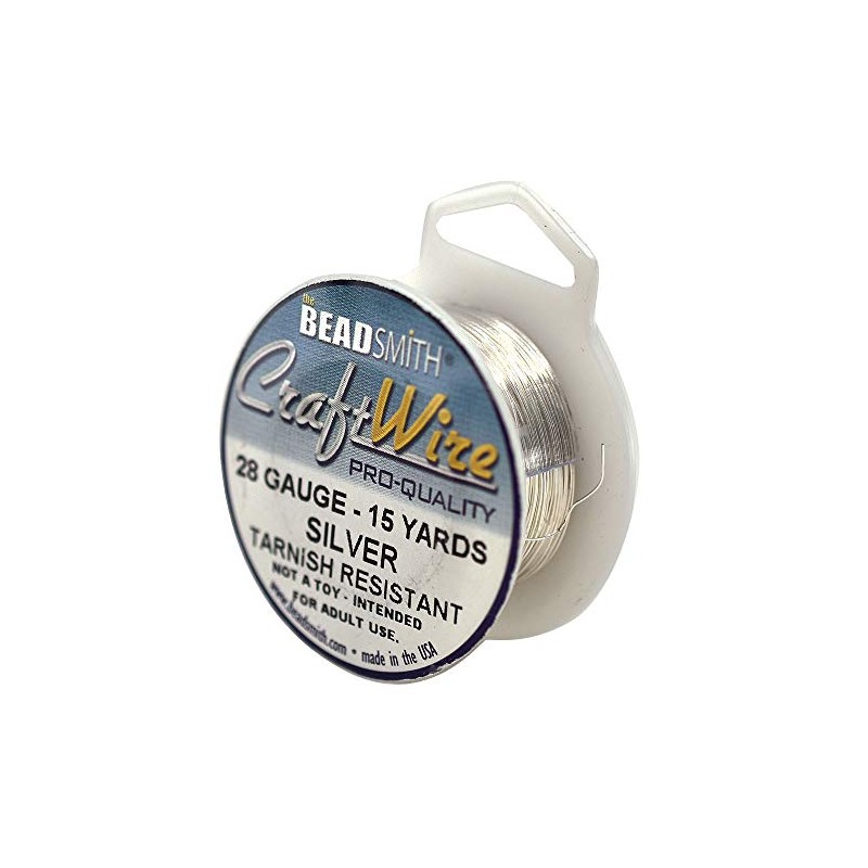 Silver Plated Non Tarnish Wire 26 Ga. 1 Spools 15