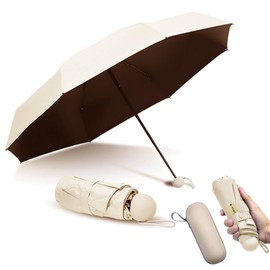 Generic Travel Umbrella(White)