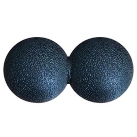 Massage Ball - Peanut Shape Stretch Ball - Firm Pressure Point Press Myofascial Release for Neck, Shoulder, Waist, Back, Calf, Foot (Black)