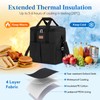 Lifewit Insulated Cool Bag with 30-Can Capacity, Black