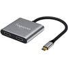 Adaptador USB C 4K a HDMI doble, compatible con 4K60Hz,