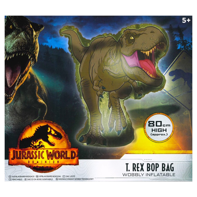 Jurassic T-Rex Bop Bag 80cm Dinosaur Inflatable Boxing Punch Bag