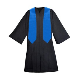 TopTie Graduation Stole Unisex Adult Graduation Stole Graduation Accessories 58 Inches Blue, blue