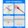 LLTOP RV Awning Lights 12vdc 13ft/4m Blue LED Strip Camper