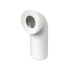 Sanit Toilet Connection Elbow DN100 White (Variant: DN100 90°)