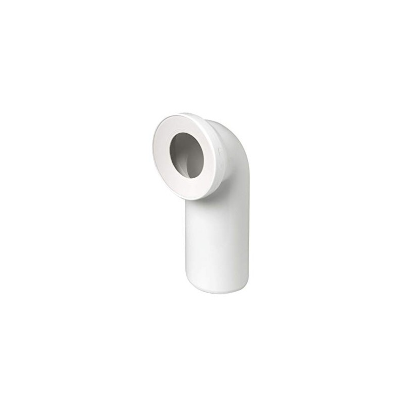 Sanit Toilet Connection Elbow DN100 White (Variant: DN100 90°)
