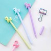 12 Lamb Neutral Pens, Cute Cartoon Animals, Student Stationery, Black