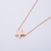 Shooting Star 18 K Gold Plated Pendant Necklace