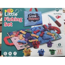 Montessori Toys for 1 Year Old, Fishing Game for Baby Toys with Stacking Cups & 2 in 1 Storage Mat Bag, Educational Colour Sorting Toys for Toddlers, Birthday Gifts for Boy & Girl Aged 1 2 3 Year Old