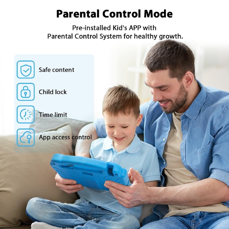 paitanry Kids Tablet 10 Inch, Android 15 Tablet for Kids,