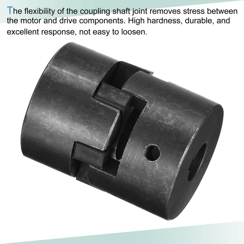 sourcing map Flexible Coupling Shaft 14 mm to 20 mm