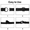 ITIEZY Canvas Work Belt, Men's Belt Without Holes Continuously Adjustable