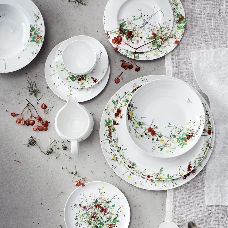 Rosenthal Brillance Fleurs Sauvages Sauciere 2-tlg.