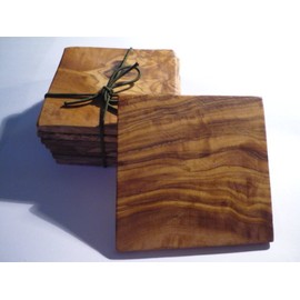 8 High-Quality Raclette Boards / Coasters for Raclette Pans Made of Olive Wood