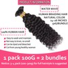 Huarisi Bulk Human Hair for Braiding Water Wave Human Braiding
