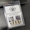 Real .45 Caliber Nickel Casing Valve Stem Tire Caps, Once-Fired