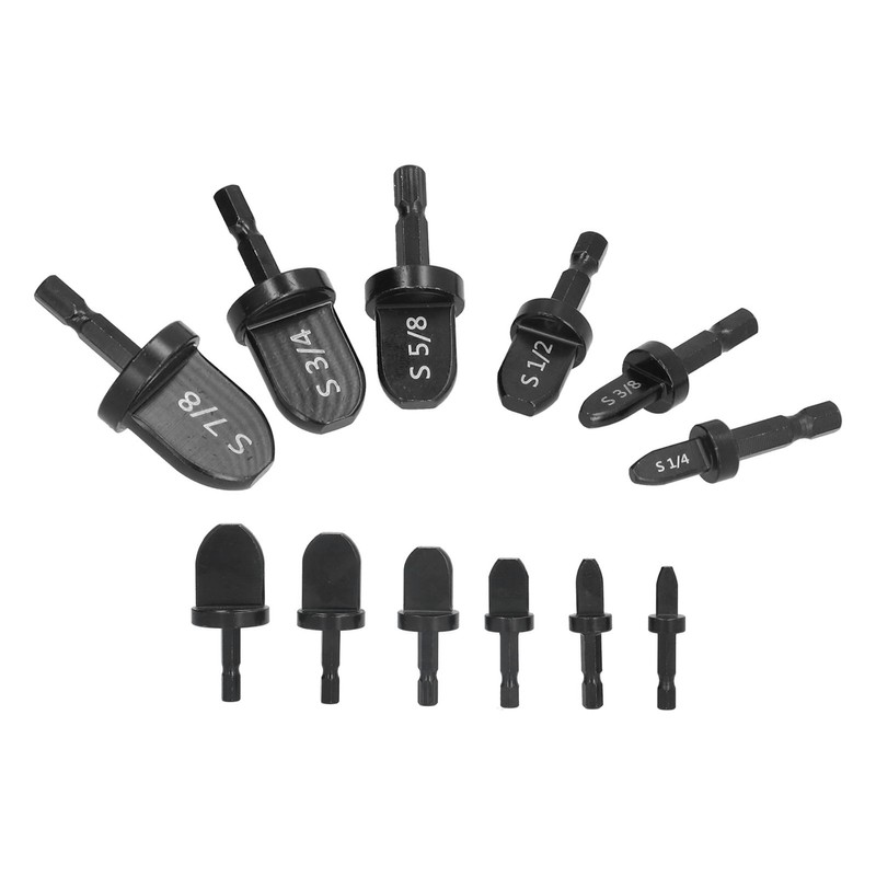 6Pcs Swaging Tool Drill Bit Set Convenient Practical Wide Application