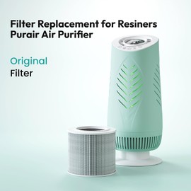 Resiners Purair Air Purifier & Replacement Filter (1 Pack Replacement Filter)