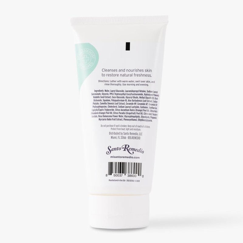 Santo Remedio, Piel Eterna, Purifying Cleanser, Removes Impurities and Provides