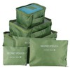 6-Piece Set Clothes Sorting Bag Luggage Packaging Organiser with Storage