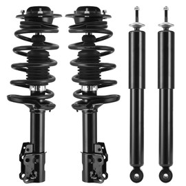 AUTOSAVER88 Front Pair Complete Quick Struts Rear shocks Compatible with 2004-2012 Chevy Malibu, 2007-2009 Saturn Aura, 2005-2009 Pontiac G6