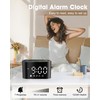 Alampan White Noise Sound Machine with Alarm Clock, 30 Soothing