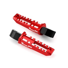 Modeer Passenger Pegs for Ya&maha Tenere 700 2019 2020 2021 2022 2023 2024 2025 Motorcycle Rear Foot Pegs Passenger Rest Pedal tenere 700 Accessories (red)