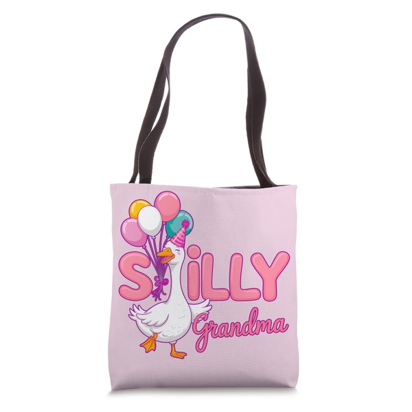 Silly Grandma Goose Birthday Crew Family Matching Tote Bag