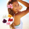 5pcs Bohemian Flower Hair Clips, Artificial Tropical Flower Clip for