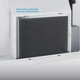 Summit 20” Under Cabinet Convertible Range Hood, Convertible Range Hood, White- HC20WW