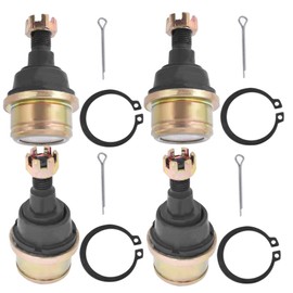 4 Pack Upper Lower Ball Joint 51355-HN0-A01 Replacement for Honda Rincon 650 680 Rancher 420 Pioneer 500 Foreman 450 500