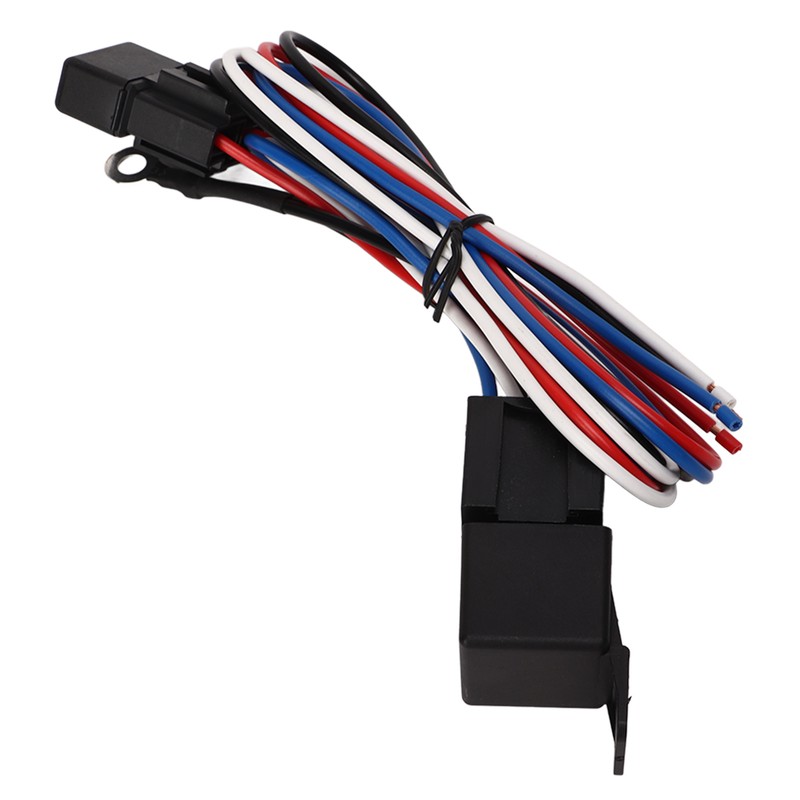 12V Electric Radiator Fan Thermostat Control Relay Wire Kit Complete