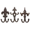 Comfify Set of 3 - Cast Iron Fleur De Lis