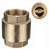 Brass 1-1/2" Female Check Valve, Spring-Loaded Quiet Check Valves Prevents