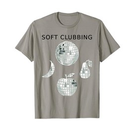 Soft Clubbing Disco Ball Banana Apple Pear Retro Vintage T-Shirt