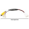 VGOL 2Pcs 4Pin Car Reverse Camera Retention Wiring Harness Connector