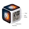 Cointone Led Alarm Clock Baseball Burning Sport Design Creative Desk