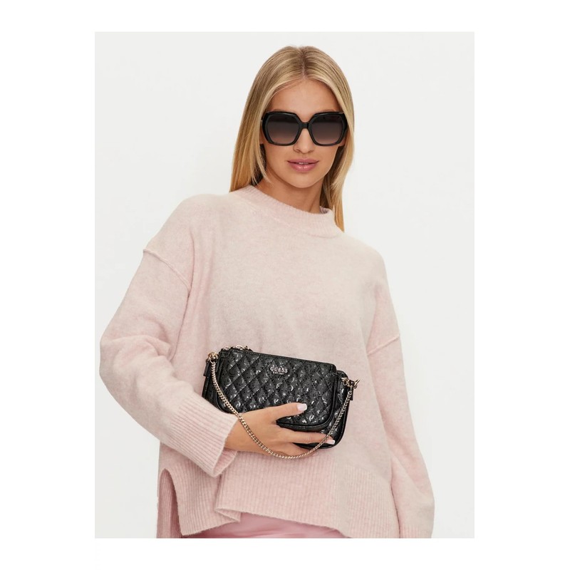 GUESS Yarmilla Double Pouch Crossbody Black