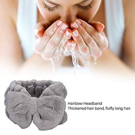 Diademas Faciales de Spa, Diadema Maquillaje Franela Suaves Bandas cinta maquillaje pelo mascarilla para labios de mujer Banda elástica el cabello las mariposas mujeres Face Spa felpa #)