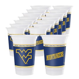 Westrick West Virginia Mountaineers 16oz Cups - Pack of 16